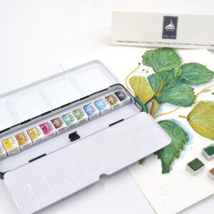 MAIMERI - Scatola in metallo 12 colori acquerello extrafini Venezia