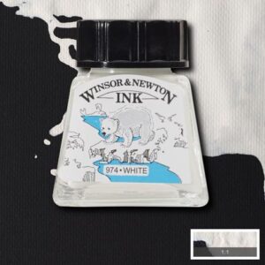 WINSOR & NEWTON - Inchiostro di China 14 ml Bianco 974