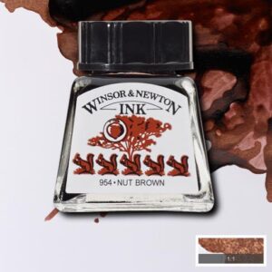 WINSOR & NEWTON - Inchiostro di China 14 ml Nocciola 954