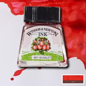 WINSOR & NEWTON - Inchiostro di China 14 ml Scarlatto 967