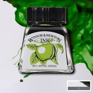 WINSOR & NEWTON - Inchiostro di China 14 ml Verde Mela 961