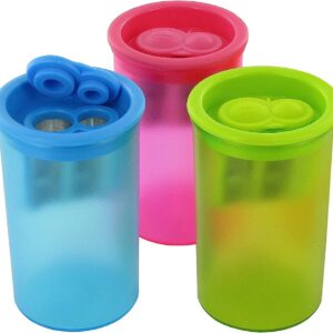 KUM - Temperamatite con contenitore in plastica 2 fori