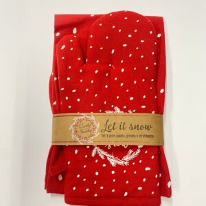 SET STROFINACCIO, PRESINA E GUANTO - LOVELY SHABBY