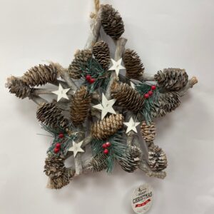 DECORO DI NATALE CON PIGNA