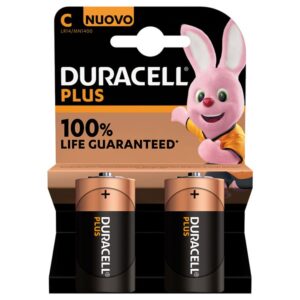 DURACELL - Batteria plus torcia C 1.5v alcalina