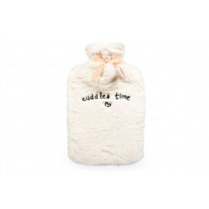 TRI-COASTAL - Posh+pop Borsa dell'acqua calda a Peluche bianco