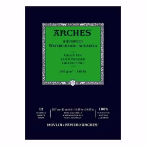ARCHES - album acquerello formato A3 grano fine 300 gr