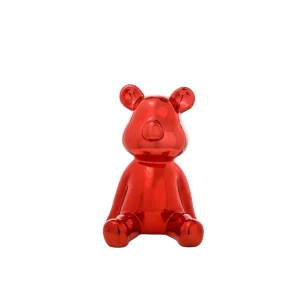 ARPIMEX - Orsetto in ceramica cm.21x15x24 rosso