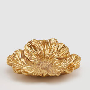 EDG - Ciotola ornamentale fiore oro