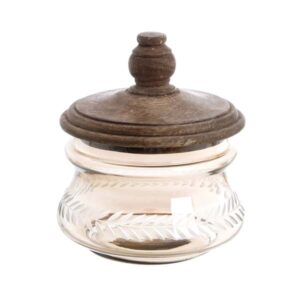 BLANC MARICLO' - Barattolo in vetro con tappo di legno