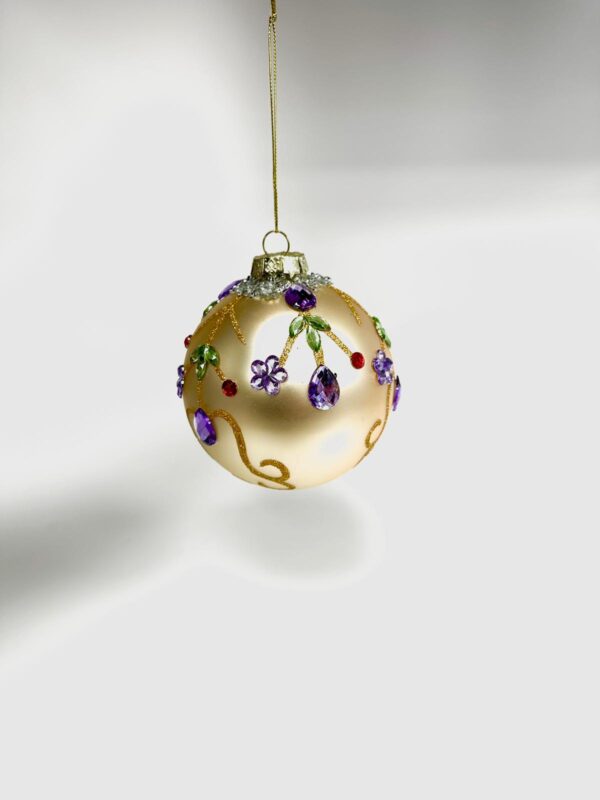 EDG - sfera piccola oro con pietre