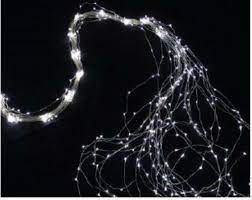 GIOCOPLAST - 200 Led cascata bianco su fili di Rame modellabili