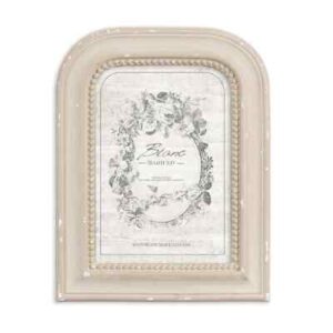 BLANC MARICLO' - Portafoto anticato avorio in resina 11x16 cm