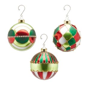 EDG - Palla in vetro Circus con strass
