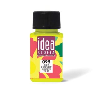 MAIMERI - Idea Stoffa Colore per Tessuto Giallo Fluorescente 095