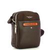AERONAUTICA MILITARE - Borsello piccolo con tracolla marrone Sky 19x23,5x5,5 cm