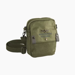 AERONAUTICA MILITARE – Borsello piccolo con tracolla in canvas