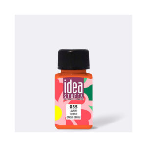 MAIMERI - Idea Stoffa Colore per Tessuto Arancio coprente 055