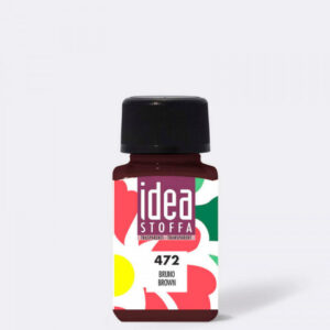 MAIMERI - Idea Stoffa Colore per Tessuto Bruno trasparente 472