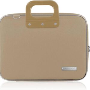 BOMBATA - Borsa Nylon oro con tracolla per documenti e PC 13"