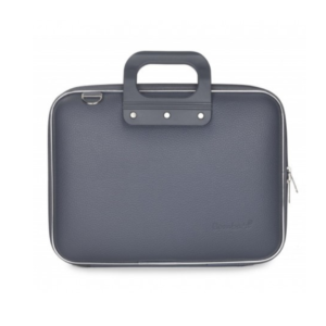 BOMBATA - Borsa Classic con tracolla grigio antracite per documenti e PC 13