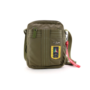 AERONAUTICA MILITARE - Borsello a tracolla Uomo Linea Frecce Verde