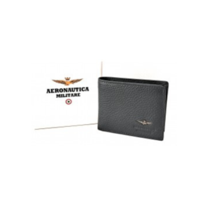 AERONAUTICA MILITARE - Portafoglio in pelle linea Soft blu