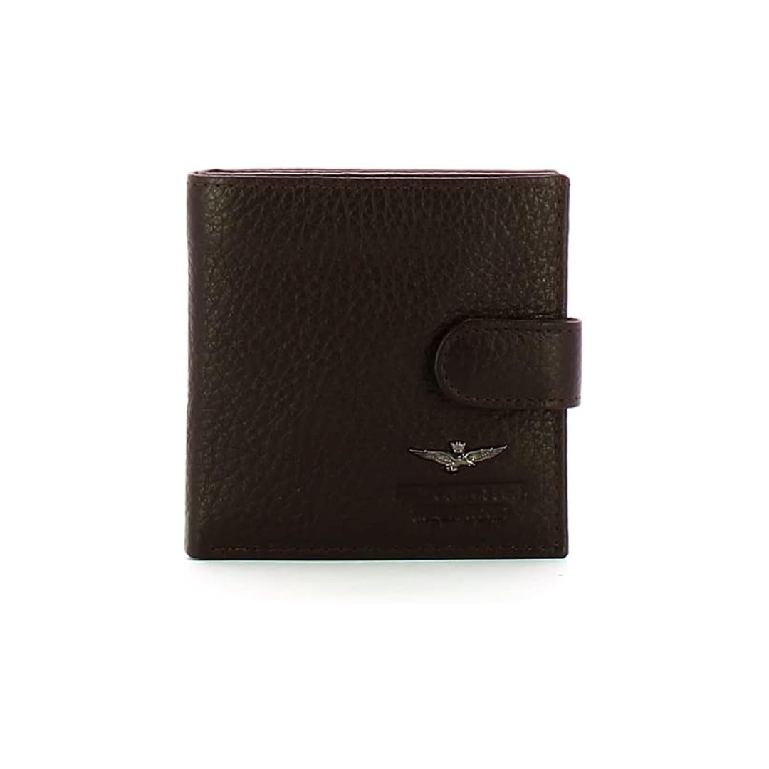 AERONAUTICA MILITARE - Portafoglio piccolo in pelle nero