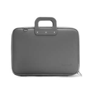 BOMBATA - Borsa Classic con tracolla grigio antracite per documenti e PC 15