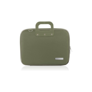 BOMBATA - Borsa Nylon Verde con tracolla per documenti e PC 13