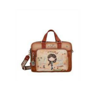 ANEKKE - Borsa da ufficio Peace & Love Briefcase Camel