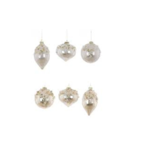 BLANC MARICLO' - Sfera natalizia con perle Serata all'opera
