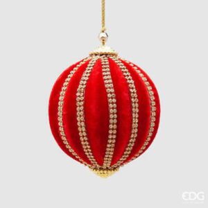EDG - Palla Spicchi Velluto Rosso D10