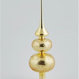 EDG - Puntale Albero Di Natale Oro in Vetro 35cm