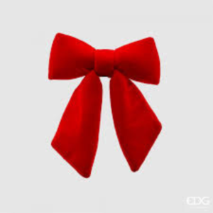 EDG - Fiocco in velluto rosso 22x26cm