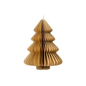 DECORIS - Pendente albero in carta bianco d.15x20 cm