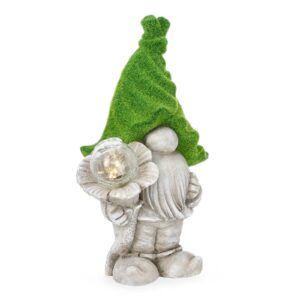 BIZZOTTO - Gnomo Garden Stand Fiore con Led 28X46 H