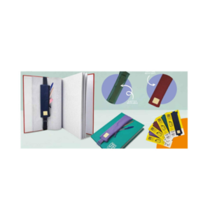 BLASETTI - Astuccio con Elastico Regolabile e Zip Verde