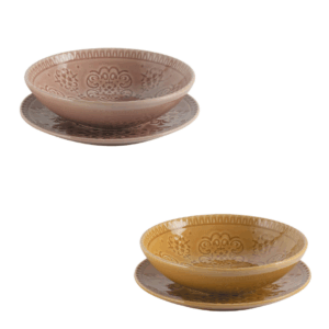 MATHILDE M. - Set 6 piatti fondi e 6 piatti dessert Bella Terra