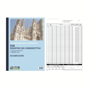 DATA UFFICIO - Registro dei Corrispettivi duplice copia - 12 Moduli
