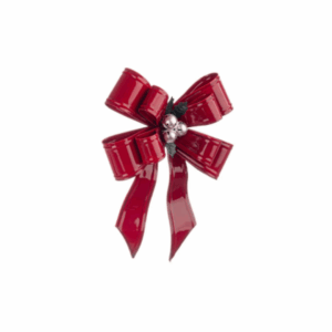 BIZZOTTO - Fiocco in acciaio Alberte Rosso h 29,5 cm