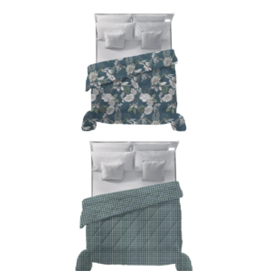 AMO LA CASA -Trapunta Matrimoniale Absinthe 260x250 cm