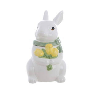 BLANC MARICLO - Contenitore Coniglietto 23 cm Vichy Collection