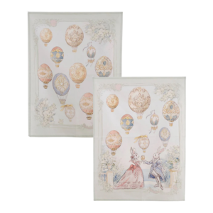 BLANC MARICLO - Canovaccio di pasqua in cotone "Rococo" 50x70 cm - 2 varianti