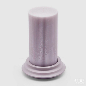 EDG - Candela Dorica C/Piatto H20 D8 Lilla