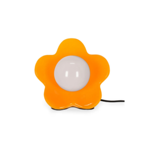 Flower Power - Led Table Lamp Shiny Orange Legami