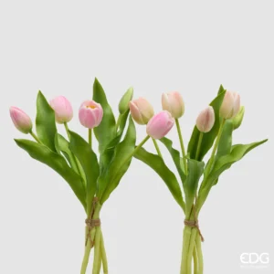 EDG - Bouquet di Tulipani Real Touch x5 ass. rosa/rosa rosa chiaro