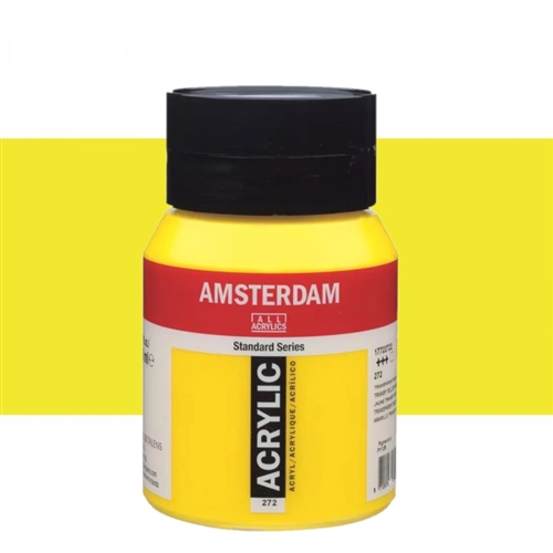 AMSTERDAM - Colore Acrilico 500ML - Giallo Trasparente Medio 272