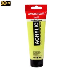 AMSTERDAM- Colori Acrilici 120ml N° 664 - VERDE GIALLASTRO CHIARO