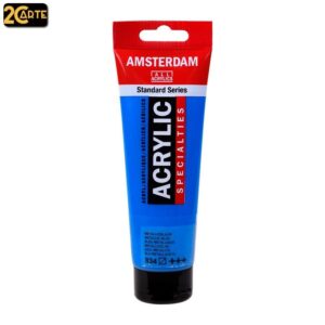 Amsterdam Colori Acrilici 120ml. N° 834 - BLU METALLIZZATO